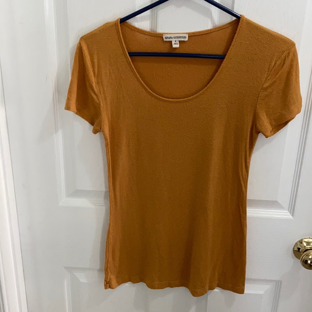 Mustard yellow shirt